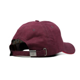 HEAD GEAR MAROON RUSTIC METAL PATCH SANDWICH CAP