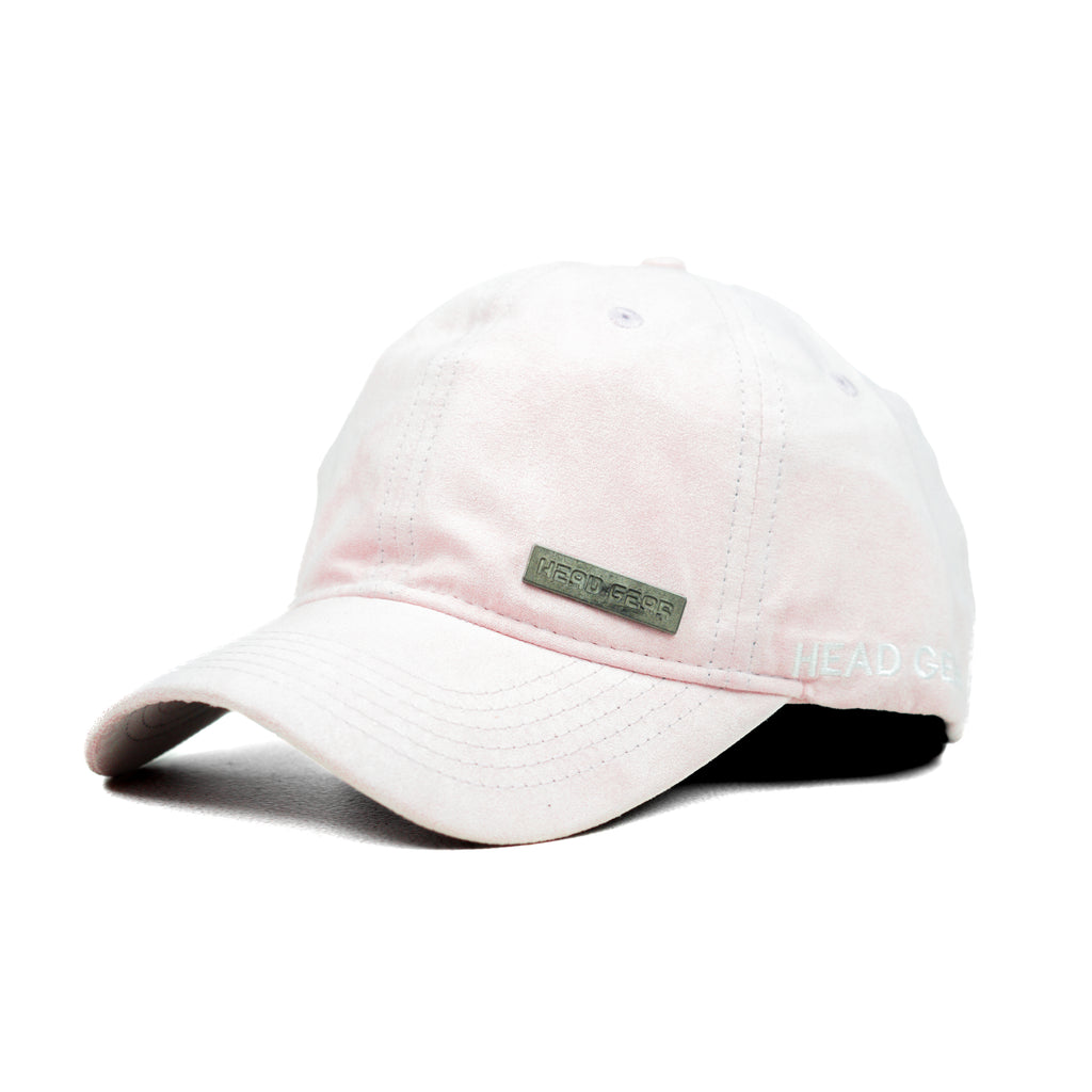 HEAD GEAR PASTEL PINK RUSTIC METAL PATCH CAP