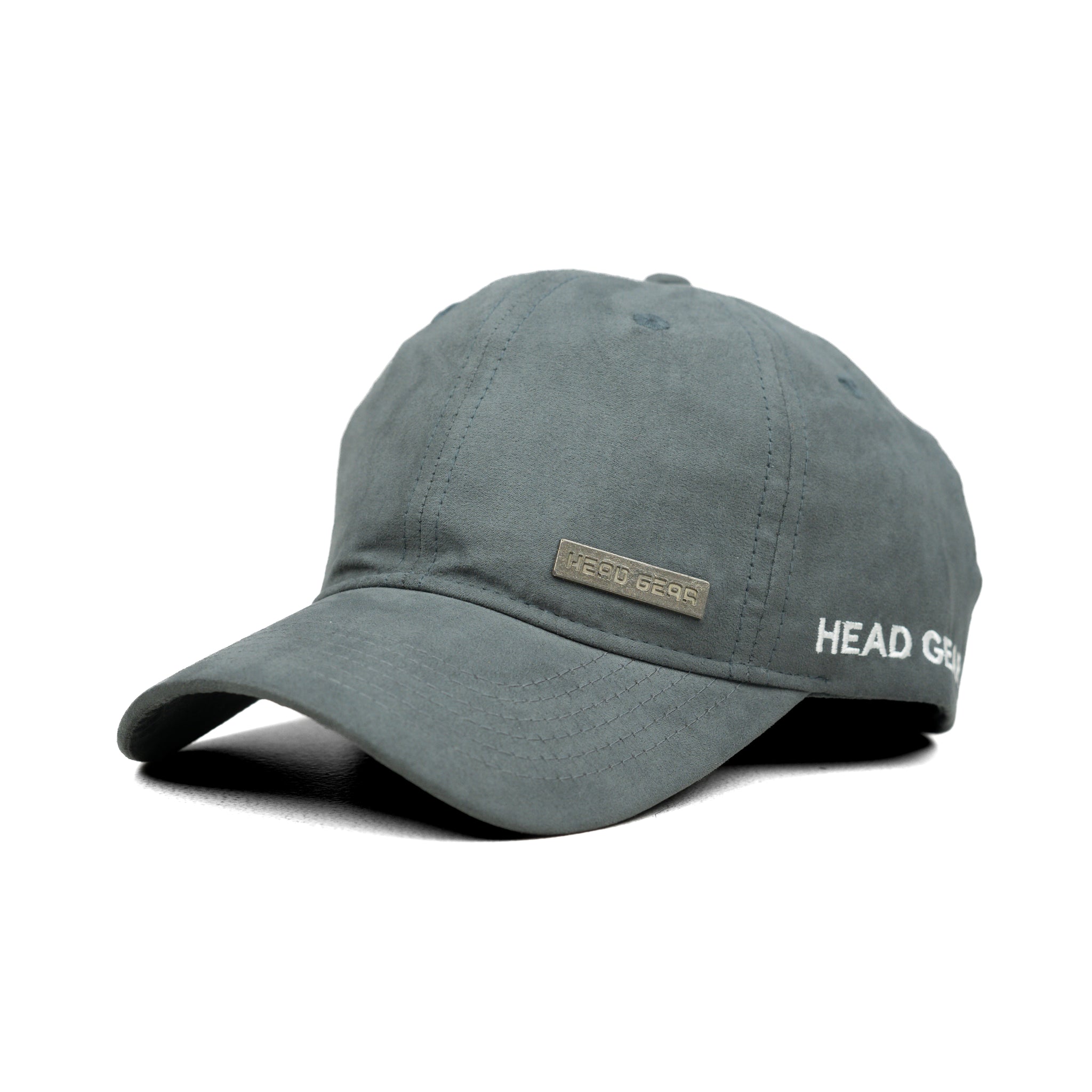 HEAD GEAR SLATE GREY RUSTIC METAL PATCH CAP