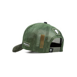 HEAD GEAR BLACK AND OLIVE DUAL TONE TRUCKER CAP