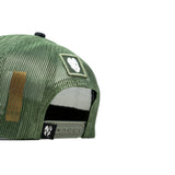 HEAD GEAR BLACK AND OLIVE DUAL TONE TRUCKER CAP