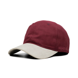 HEAD GEAR BASIC MAROON GREY DUAL TONE CAP