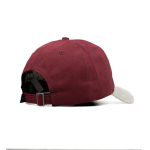 HEAD GEAR BASIC MAROON GREY DUAL TONE CAP