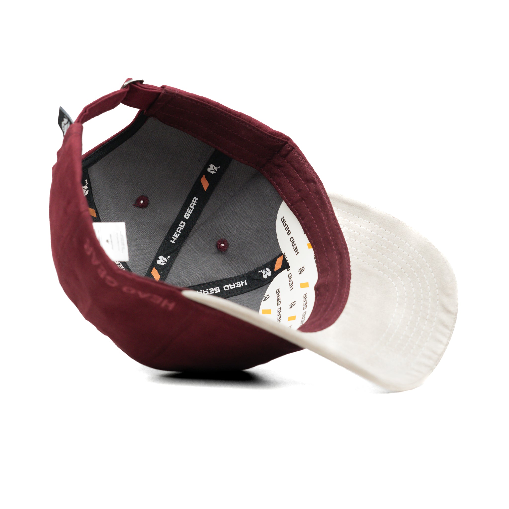 HEAD GEAR BASIC MAROON GREY DUAL TONE CAP