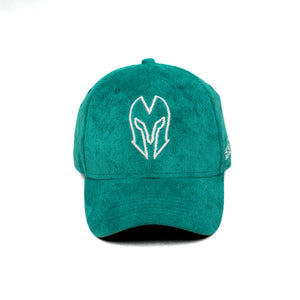 HEAD GEAR SILVER JUNGLE GREEN SUEDE CORD LIMITED EDITION CAP