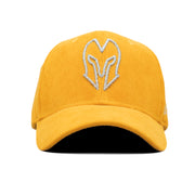 HEAD GEAR SILVER YELLOW SUEDE CORD LIMITED EDITION CAP