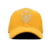 HEAD GEAR SILVER YELLOW SUEDE CORD LIMITED EDITION CAP