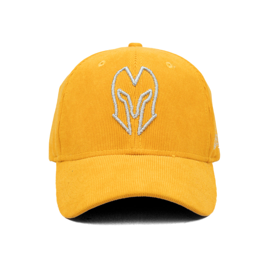 HEAD GEAR SILVER YELLOW SUEDE CORD LIMITED EDITION CAP