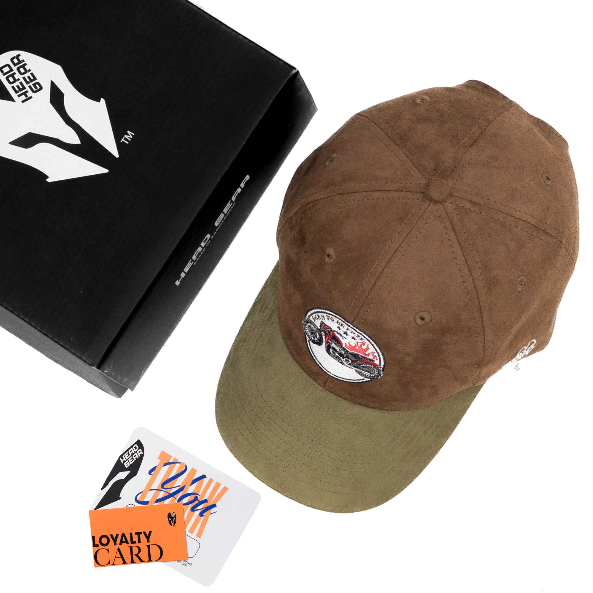 HEAD GEAR BORN TO BE FREE BIKER CAP