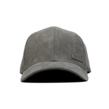 HEAD GEAR GREY STRUCTURED RUSTIC METAL PATCH CAP