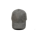 HEAD GEAR GREY STRUCTURED RUSTIC METAL PATCH CAP