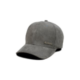 HEAD GEAR GREY STRUCTURED RUSTIC METAL PATCH CAP