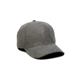 HEAD GEAR GREY STRUCTURED RUSTIC METAL PATCH CAP