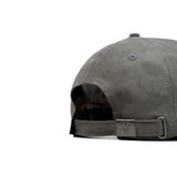 HEAD GEAR GREY STRUCTURED RUSTIC METAL PATCH CAP