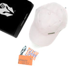HEAD GEAR PASTEL PINK RUSTIC METAL PATCH CAP