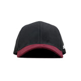 HEAD GEAR BLACK RED WINE DUAL TONE STRUCTURED CAP