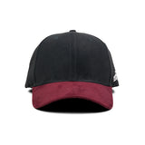 HEAD GEAR BLACK RED WINE DUAL TONE STRUCTURED CAP