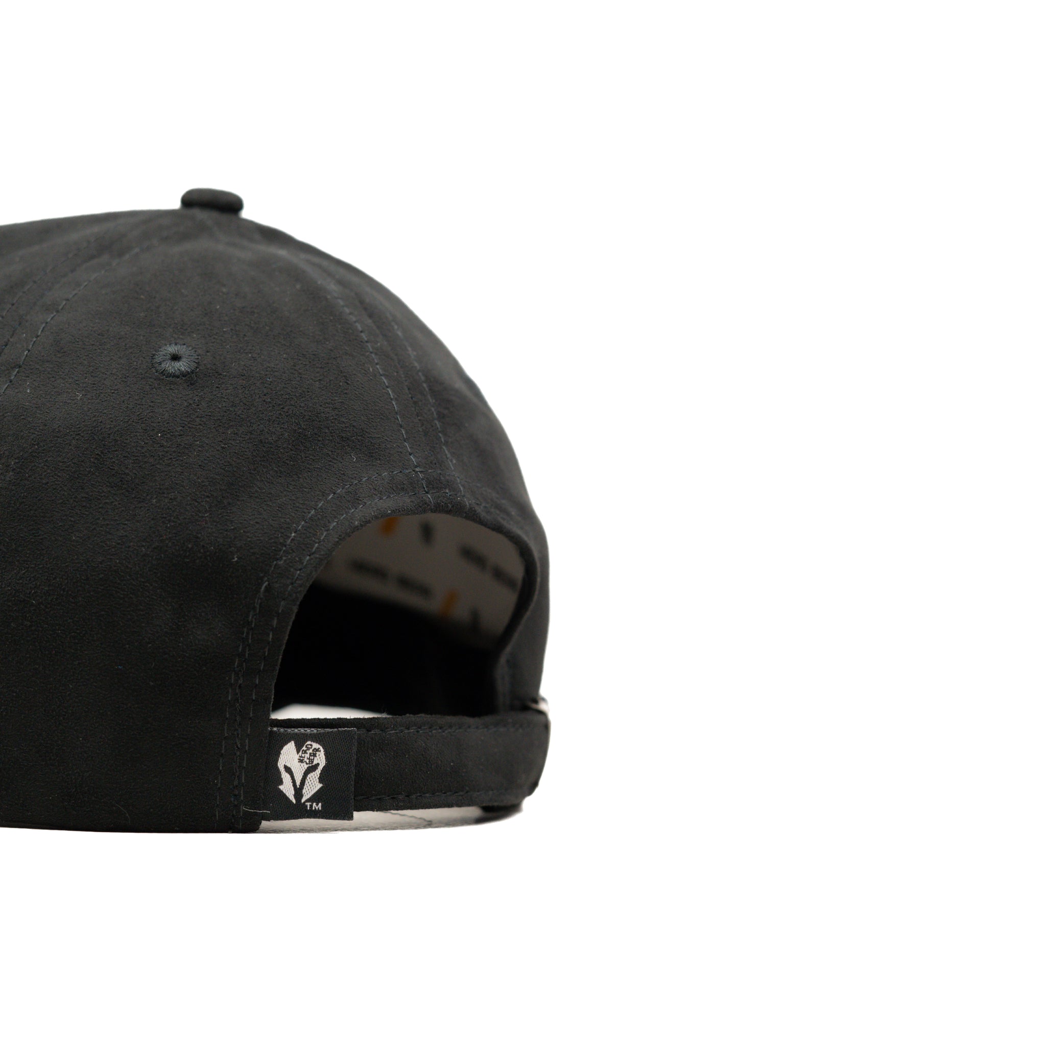 HEAD GEAR BLACK STRUCTURED RUSTIC METAL PATCH CAP