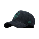 HEAD GEAR BLACK AND GREEN CONTRAST CORD CAP