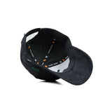 HEAD GEAR BLACK AND GREEN CONTRAST CORD CAP