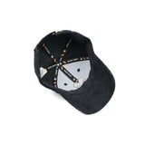 HEAD GEAR BLACK AND GREEN CONTRAST CORD CAP