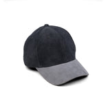 HEAD GEAR BLACK CHARCOAL GREY DUAL TONE CORD CAP