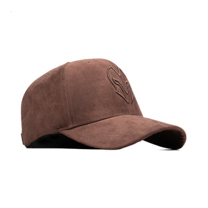 HEAD GEAR CHOCOLATE SUPER SUEDE CURVED VISOR CAP