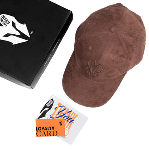 HEAD GEAR CHOCOLATE SUPER SUEDE CURVED VISOR CAP