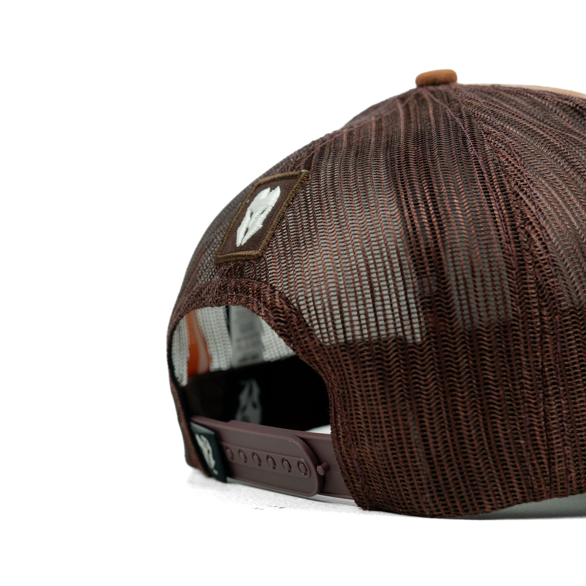 HEAD GEAR CHOCOLATE SUPER SUEDE TRUCKER CAP