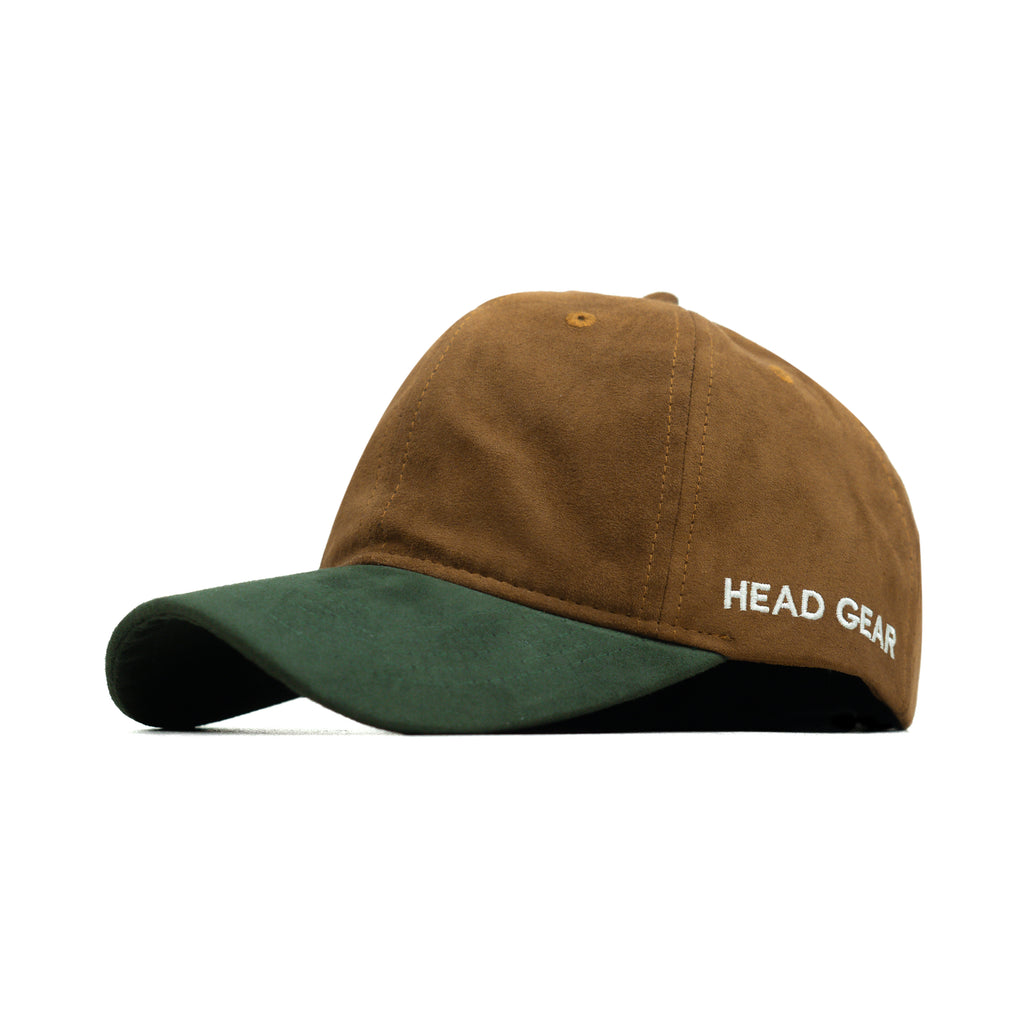 HEAD GEAR BROWN OLIVE DUAL TONE CAP