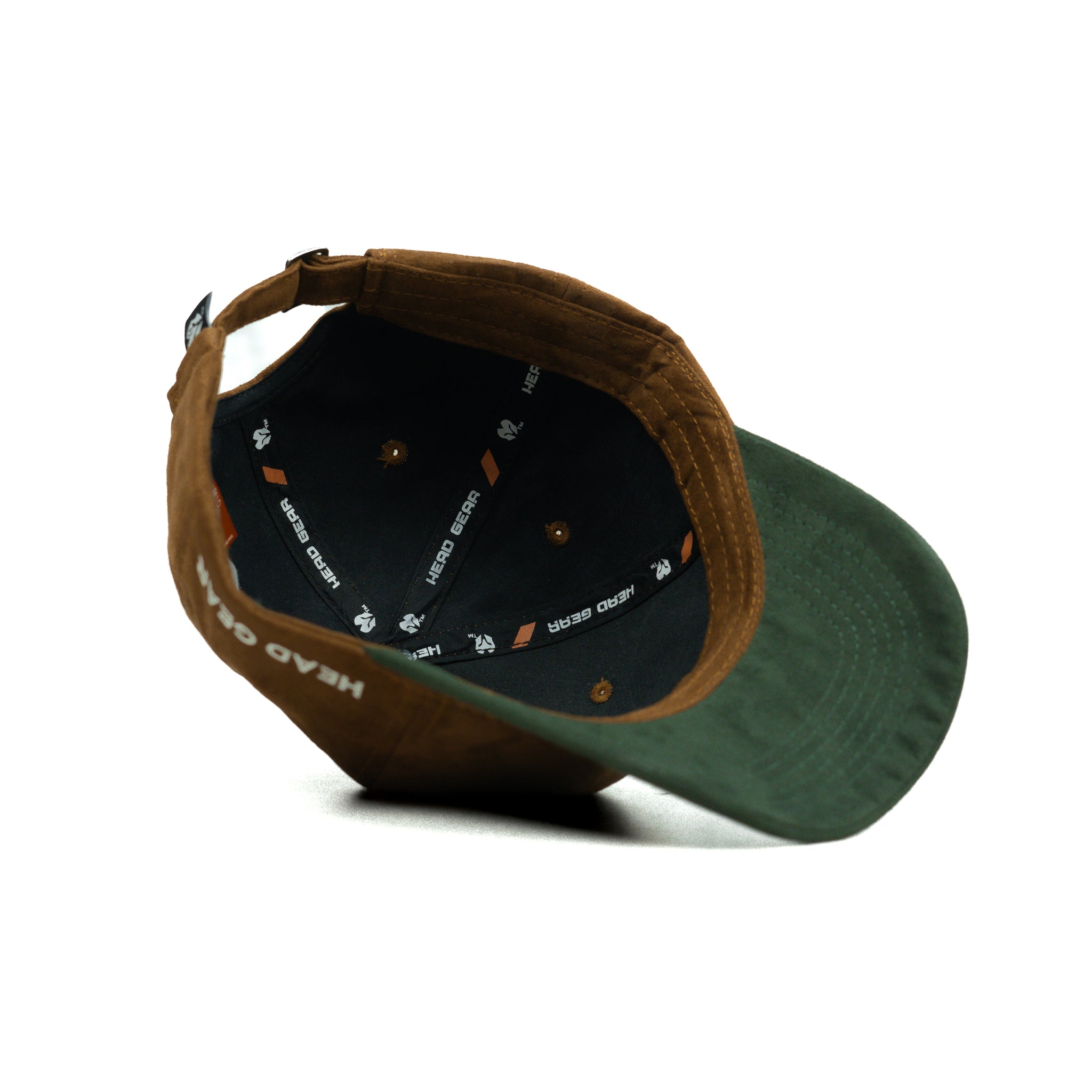 HEAD GEAR BROWN OLIVE DUAL TONE CAP