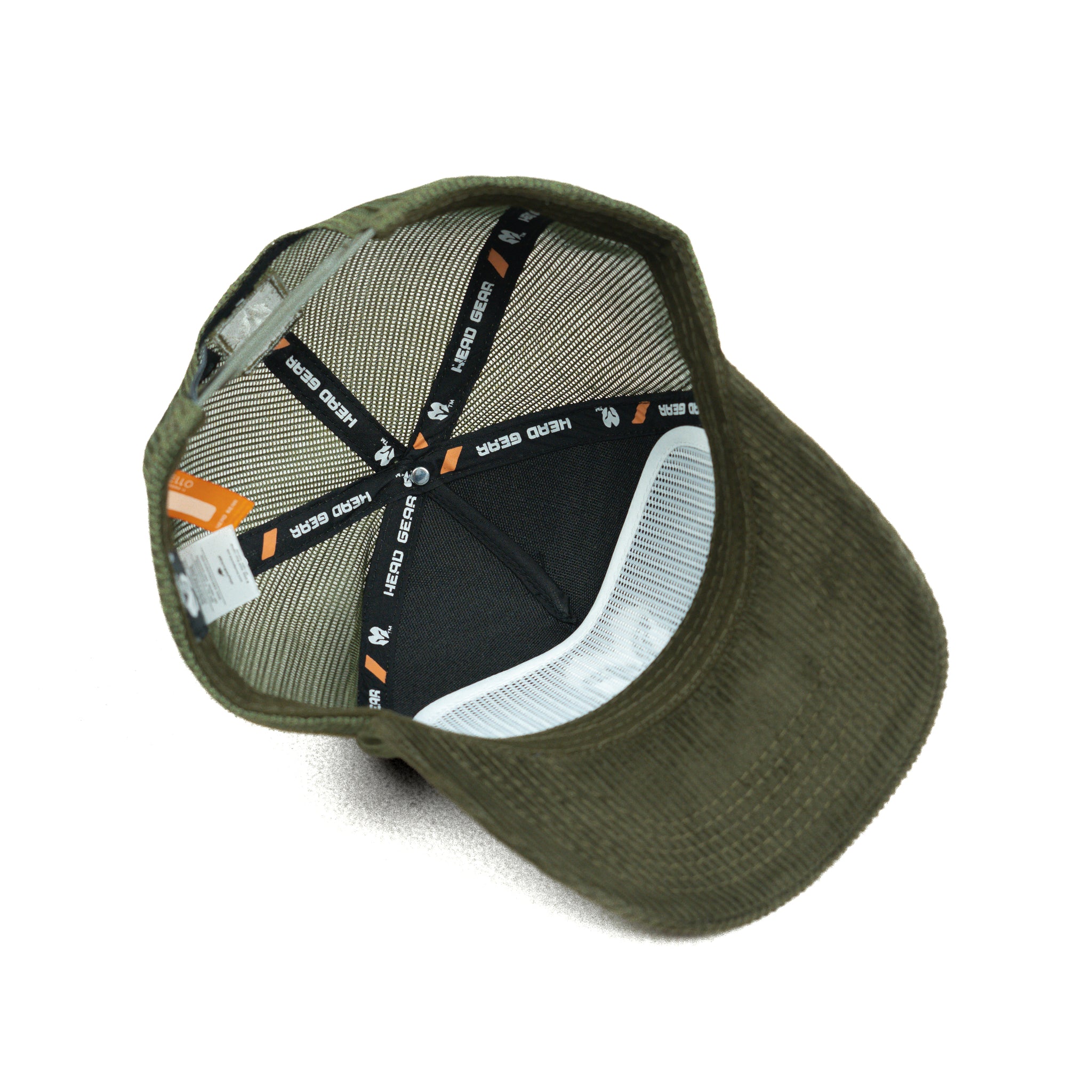 HEAD GEAR BLACK AND OLIVE DUAL TONE TRUCKER CAP