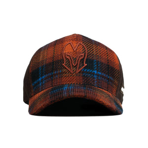 HEAD GEAR CHECK PATTERN CORD TRUCKER CAP