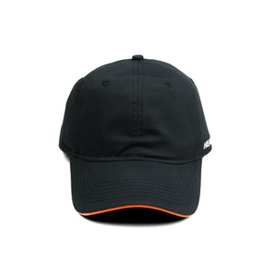 HEAD GEAR BLACK WITH ORANGE SANDWICH CAP