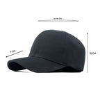 HEAD GEAR SOLID BLACK FITTED CAP
