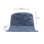 HEAD GEAR BASIC BLUE GREY BUCKET HAT