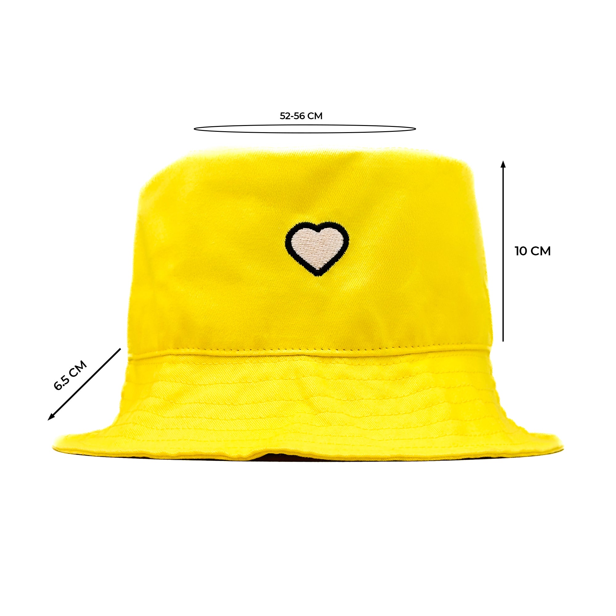 HEAD GEAR SUNNY HEART BUCKET HAT