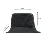 HEAD GEAR BASIC BLACK BUCKET HAT