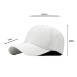 HEAD GEAR SOLID WHITE FITTED CAP