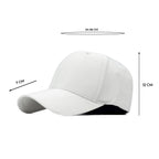 HEAD GEAR SOLID WHITE FITTED CAP