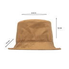 HEAD GEAR BASIC BROWN BUCKET HAT