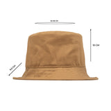 HEAD GEAR BASIC BROWN BUCKET HAT