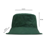 HEAD GEAR BASIC DARK GREEN BUCKET HAT