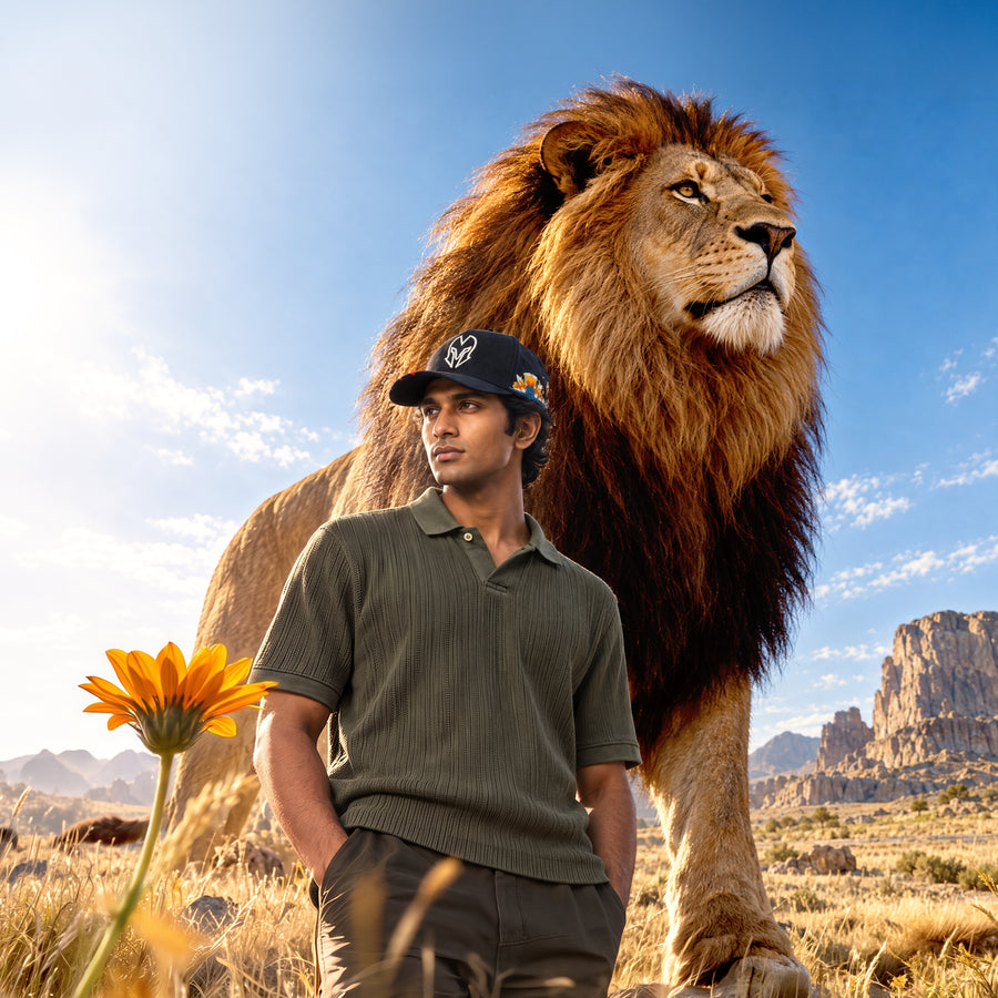 HEAD GEAR LION - THE MONARCH CAP