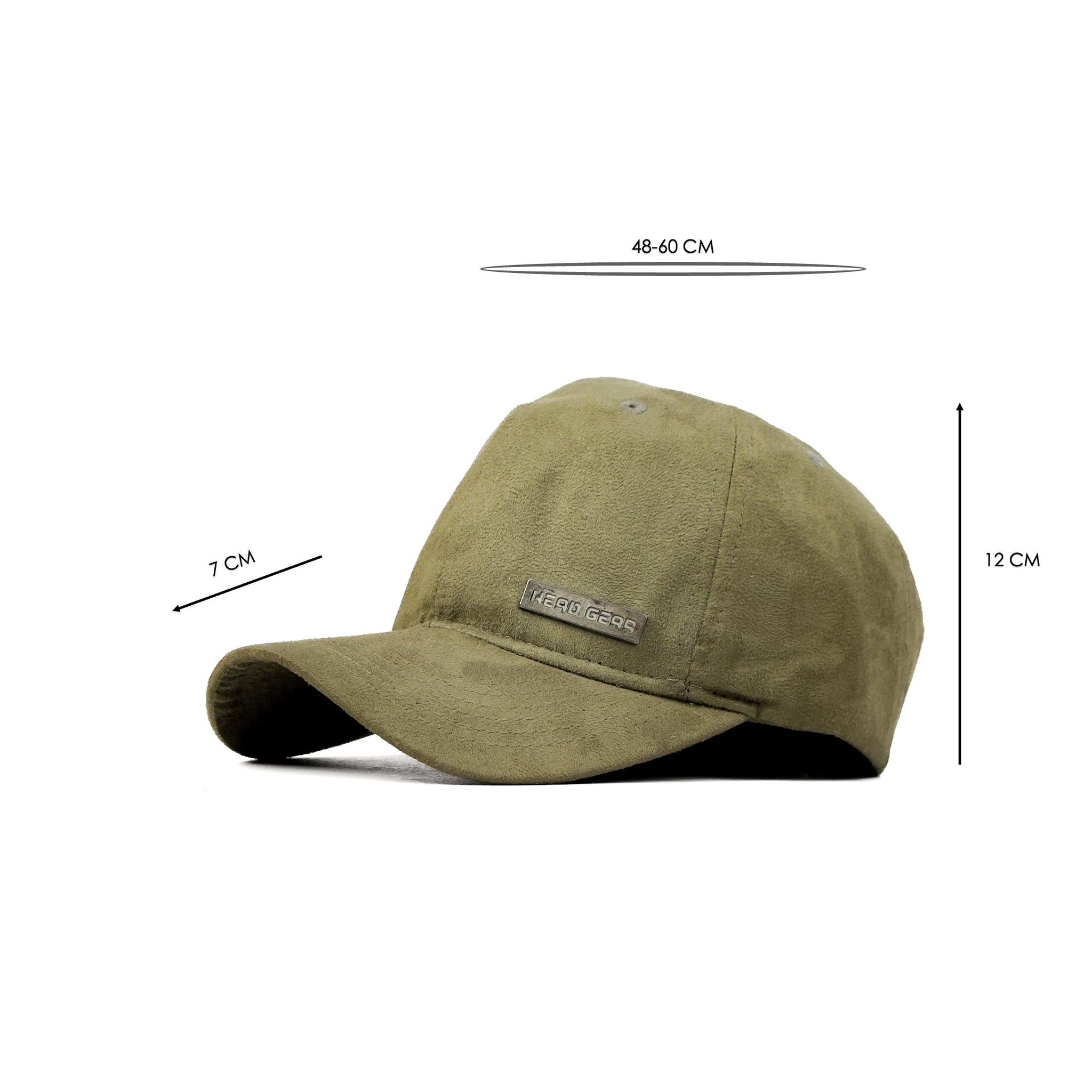 HEAD GEAR OLIVE RUSTIC METAL PATCH CAP