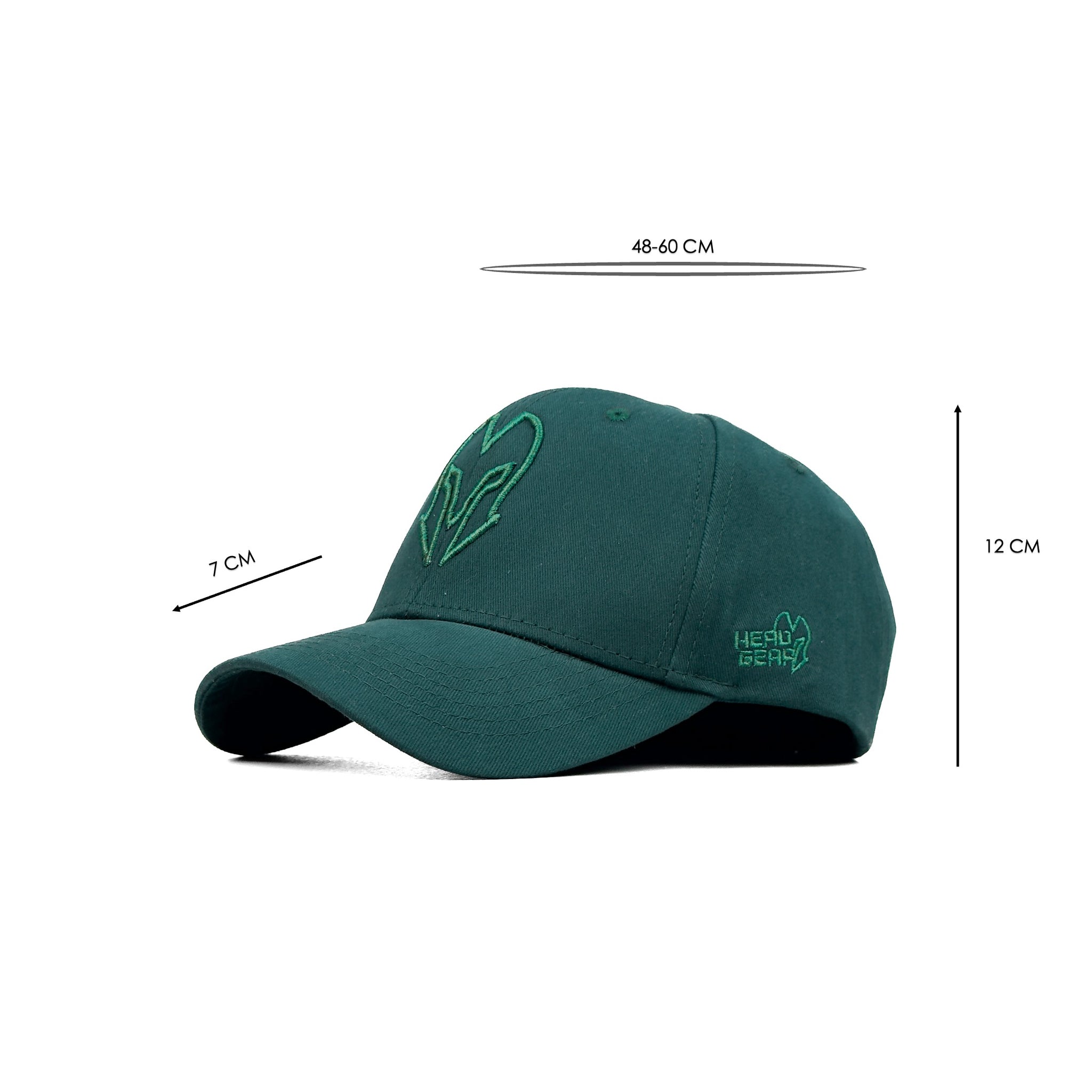 HEAD GEAR SUPER TWILL BOTTLE GREEN CAP