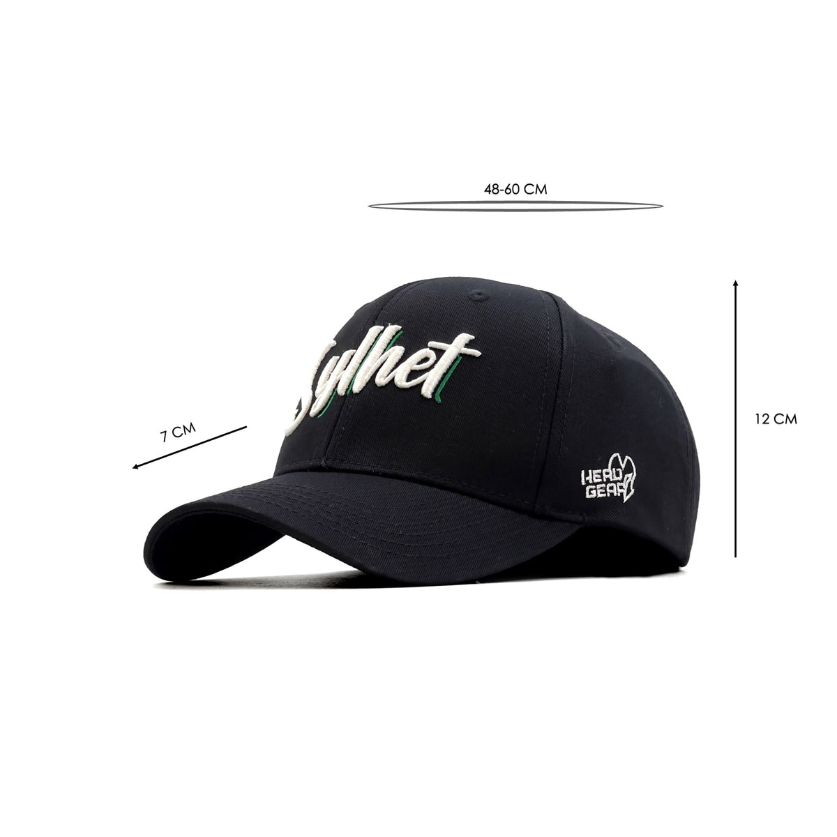 HEAD GEAR SYLHET BLACK CAP
