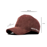 HEAD GEAR CHOCOLATE CORDUROY CAP
