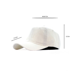 HEAD GEAR BASIC WHITE CAP