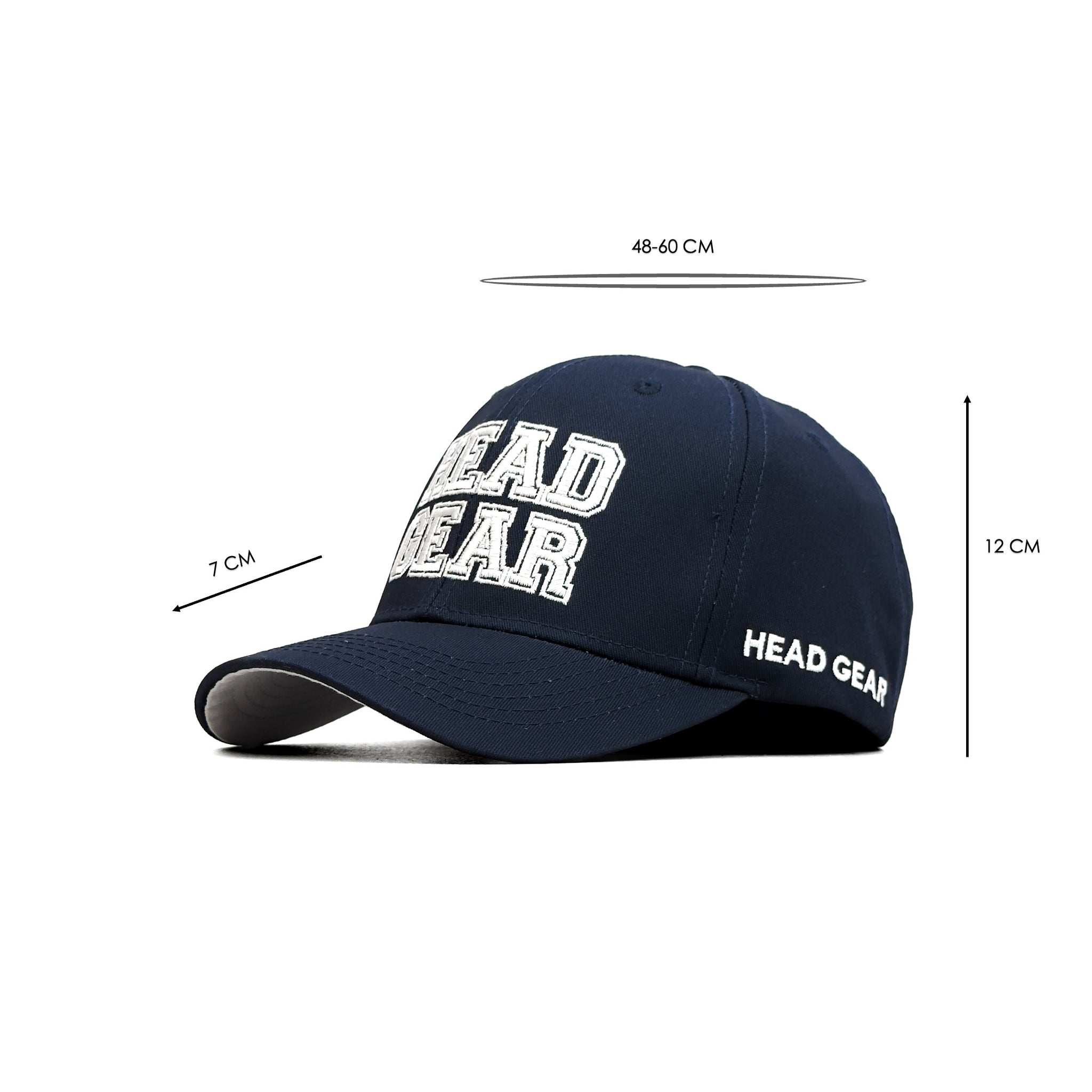 HEAD GEAR NAVY BLUE COLLEGE CAP